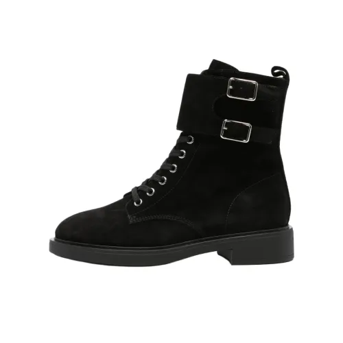 GIANVITO ROSSI Ripley Короткий Мартин Ботинок 3,5 см Женский Черный