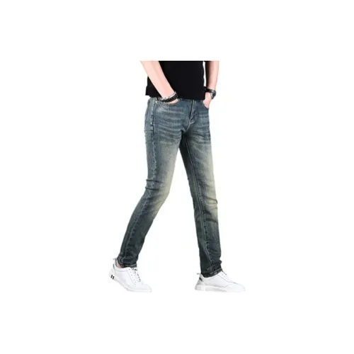 OGQG Синий Мужской Джинсы