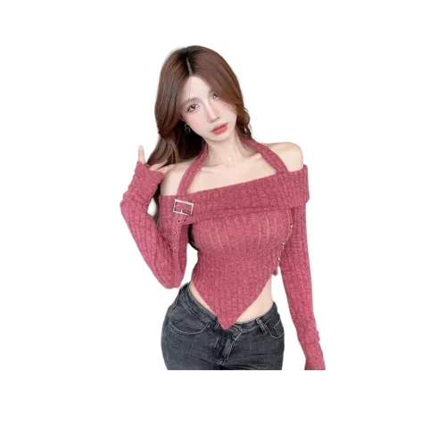 MORii Фуксия Женские T-рубашки