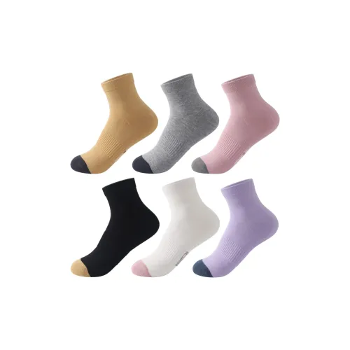 MAXDAVID Max21068 Смешанный цвет 6 пар Женские носки MID до икры