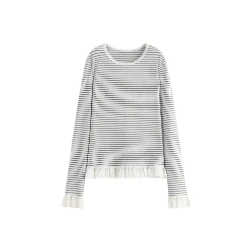 FANSILANEN Т-рубашка с оборочным рукавом женская