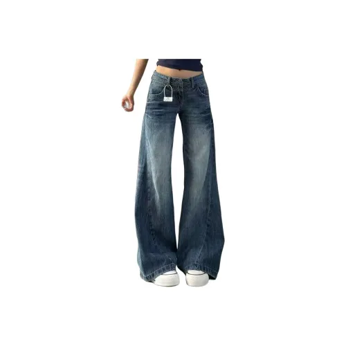 CASTLE WOODS Blue Women's Jeans CASTLE WOODS Синий Женские Джинсы