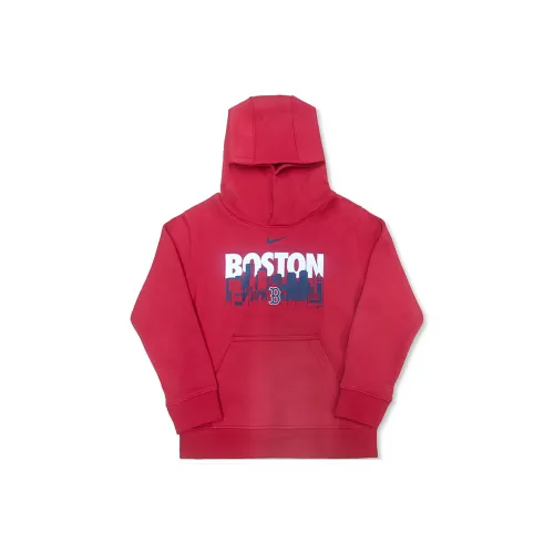 Nike MLB Boston Red Sox Дышащий Удобный Модный Универсальный Красный Для детей от 3 до 7 лет