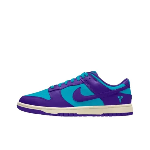Коби Брайант x Nike Dunk Low Топ Скейтборд Кроссовки Унисекс Синий Фиолетовый