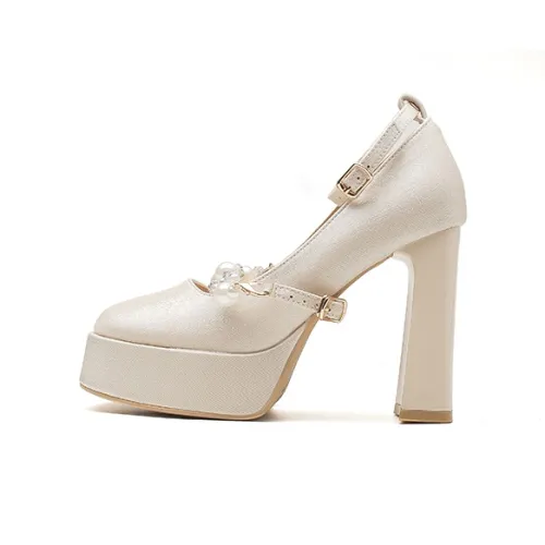 Zubumei Грубый каблук Высокие каблуки 11 см Женские