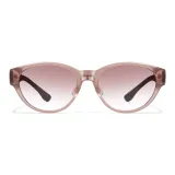 Розовая оправа с градиентными розовыми линзами