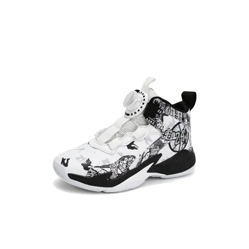 HANG TEN Износостойкий Дышащий и Быстросохнущий Высокий Топ Баскетбольные Кроссовки для Подростков