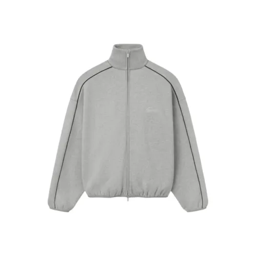 Fear Of God Essentials SS25 Modern Форма Флис Трекинг Куртка Бетон HEATHER Куртка Мужская