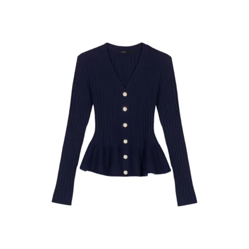 Maje Темно-синий Женский Трикотаж