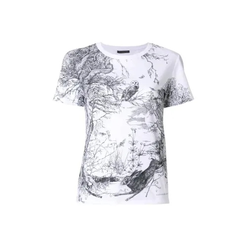 Alexander McQueen Стандартная футболка женская