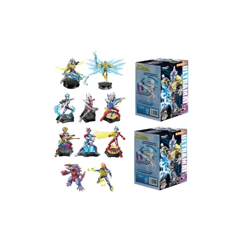 Keeppley Ultraman Ultra Max Кирпич Series Бесконечность Edition Bond OF Пава Слепые коробки Один Blind Коробка Целая коробка 9 шт