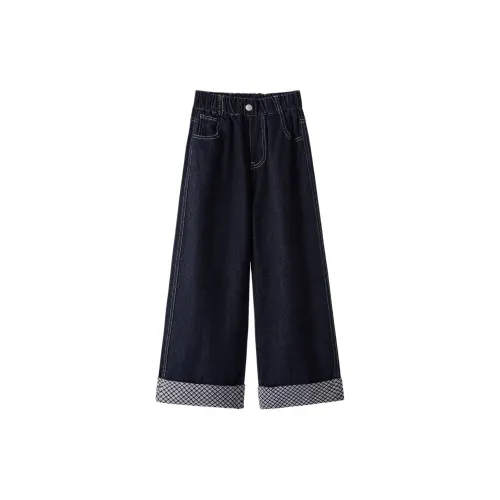 Youyou 1 point Темно-синий школьный возраст джинсы