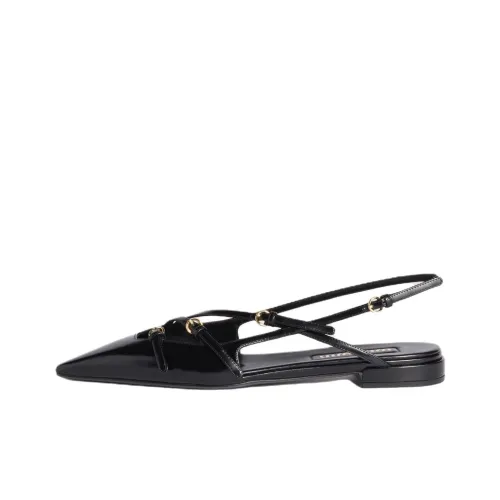 MIU MIU Повседневная обувь Женская Черная