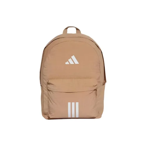 Adidas Essentials 3 Stripes Полиэстер Рюкзак Унисекс Теплый Песчаниковый