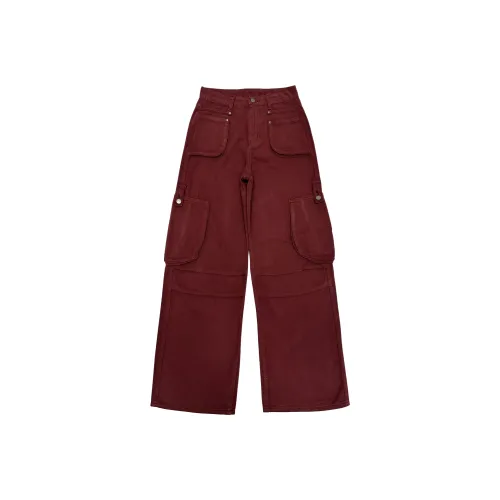 MEISIDUO SGL 7623 Анкора Красный Женские Джинсы