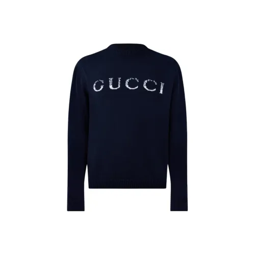 GUCCI Синие Мужские Свитера