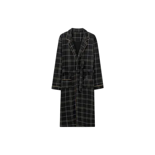 Pretty lady Черный мужской Банные халаты