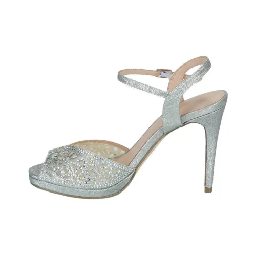 MENBUR CANIS MINOR Узкий каблук Высокие каблуки 9,5 см Женские Серебряный