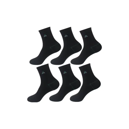 MAXDAVID Max99316 Черный 6 пар Мужские носки MID до икры