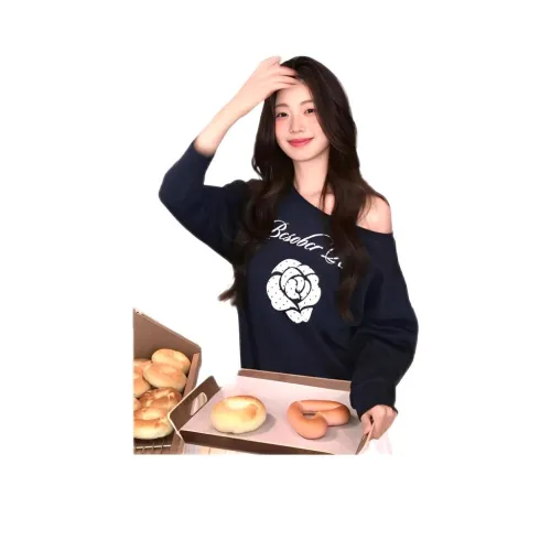 TONYBEAR Темно-синие тонкие женские футболки T