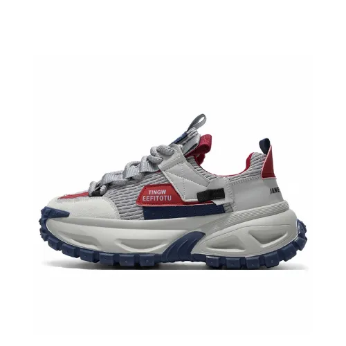 JANE HARLOW Низкий топ толстая подошва кроссовки мужской