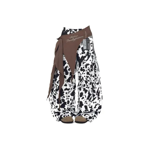 Hungo Белый Унисекс Повседневные Штаны