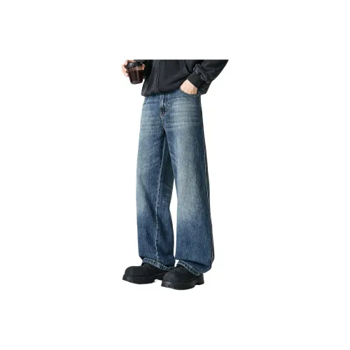 MISULI Blue Unisex Jeans MISULI Синий Унисекс Джинсы