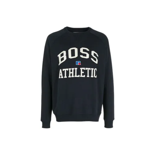 Hugo Boss Свитшот Мужской Темно-синий