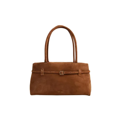 Manu Atelier Овечья кожа Замша Сумка Женская CAMEL
