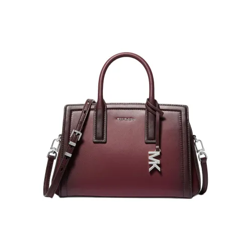 MICHAEL KORS Laila Коровья кожа Спилок Сумка Маленькая Женская Коричневая Красная