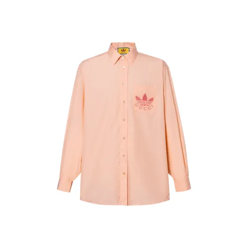 GUCCI X ADIDAS Originals Рубашка Мужская Розовая
