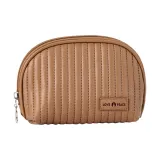 Полукруглая сумка для макияжа, мокко Zongzi, 1 шт