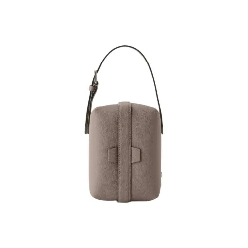 Valextra Tric Trac Телячья кожа Сумка Женская Серый Фиолетовый