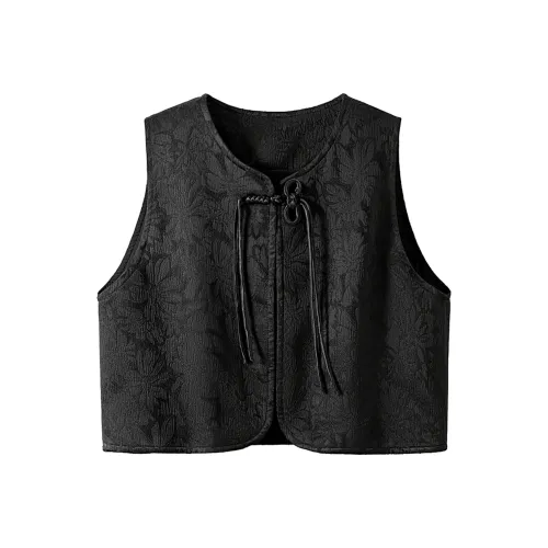 Cypress House Черные Женские Жилеты