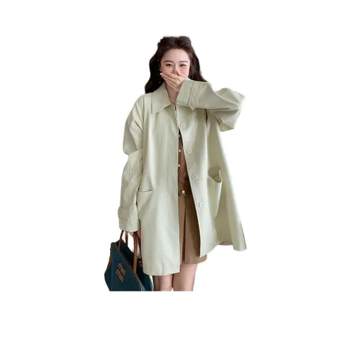 MEXICAN Экрю Женские Кожаные Куртки