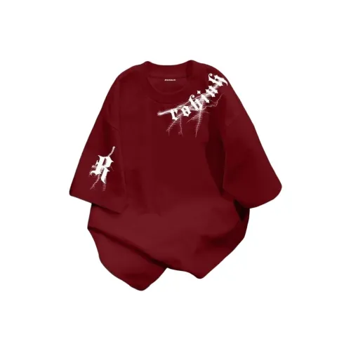 NRXX Мужская одежда Casual Sports Свободный крой Fashion Versatile Niche Trendy Everyday 100% хлопок T-Shirt Топ Мужской