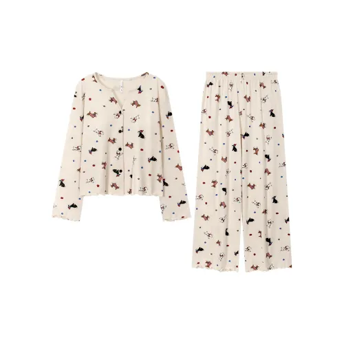 Tipsy Miss Весенний Осенний Комплект Пижам Женские