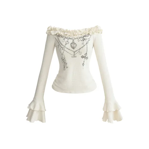 UNIFREE Экрю Женские T-рубашки