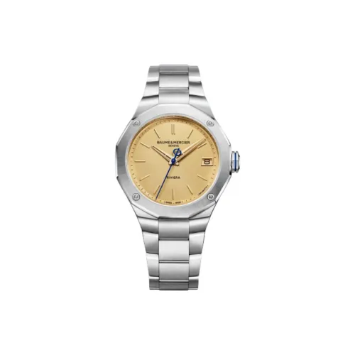 Baume Mercier Автоматический Механический Механизм Унисекс Часы 39 мм Желтые