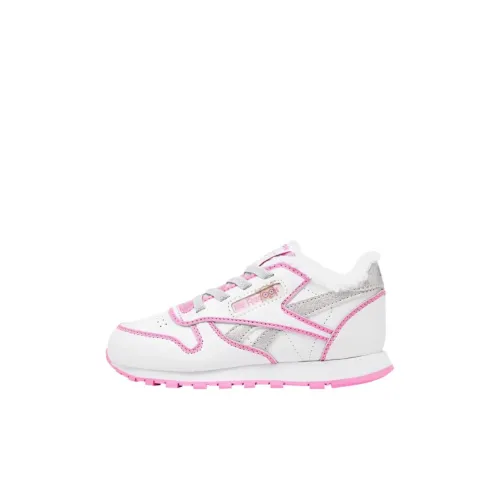 Peppa Pig x Reebok Classic Leather Low Топ Kids Lifestyle Shoes Белый Детский
