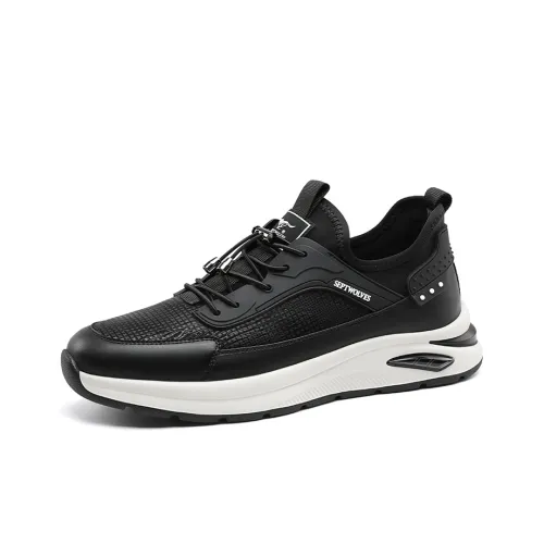 SEPTWOLVES Высота увеличивающая Дышащая Противоскользящая Повседневная обувь Мужская HD