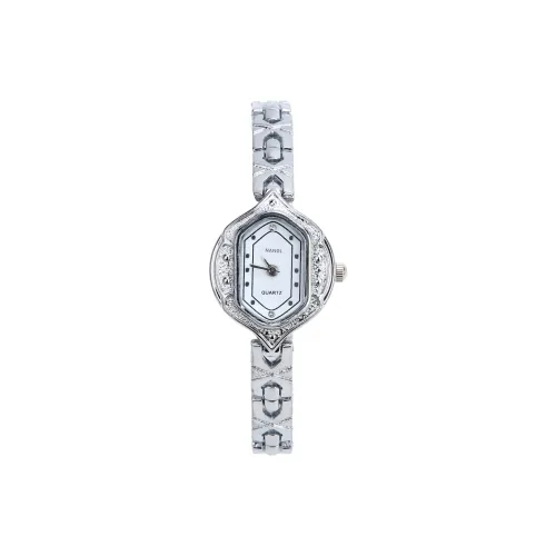 NANGL Кварцевый механизм стальной ремешок женские часы жемчужная раковина цвет циферблат часов