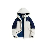 Молоко Белый/Темно-синий Синий [С флисовой подкладкой, термический]