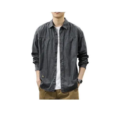 QIANJINNIU Мужские Джинсовые Куртки