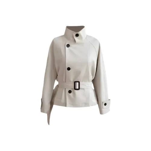 MO VOICE Бежевый Высокое качество Женские Тренч