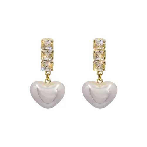 Tong Tong Rabbit Alloy Resin Stud Earrings Women's