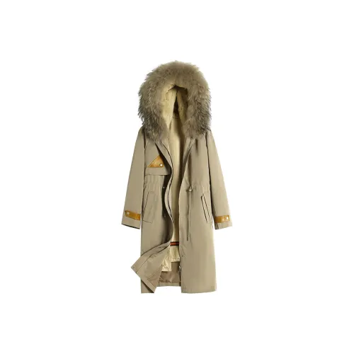 Beast King Ветрозащитный Теплоизоляционный Парка Куртка Съемная Женская