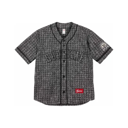 Supreme FW25 Bouclé Баскетбольная Джерси Бейсбольная Куртка Унисекс