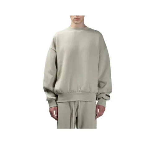 Fear Of God Essentials SS25 Классический Cut Fleece Crewneck ABBEY Stone Sweatshirt Men's