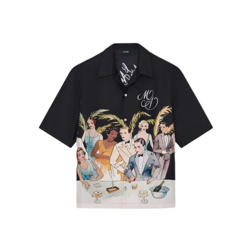 AMIRI Мужские Черные Рубашки